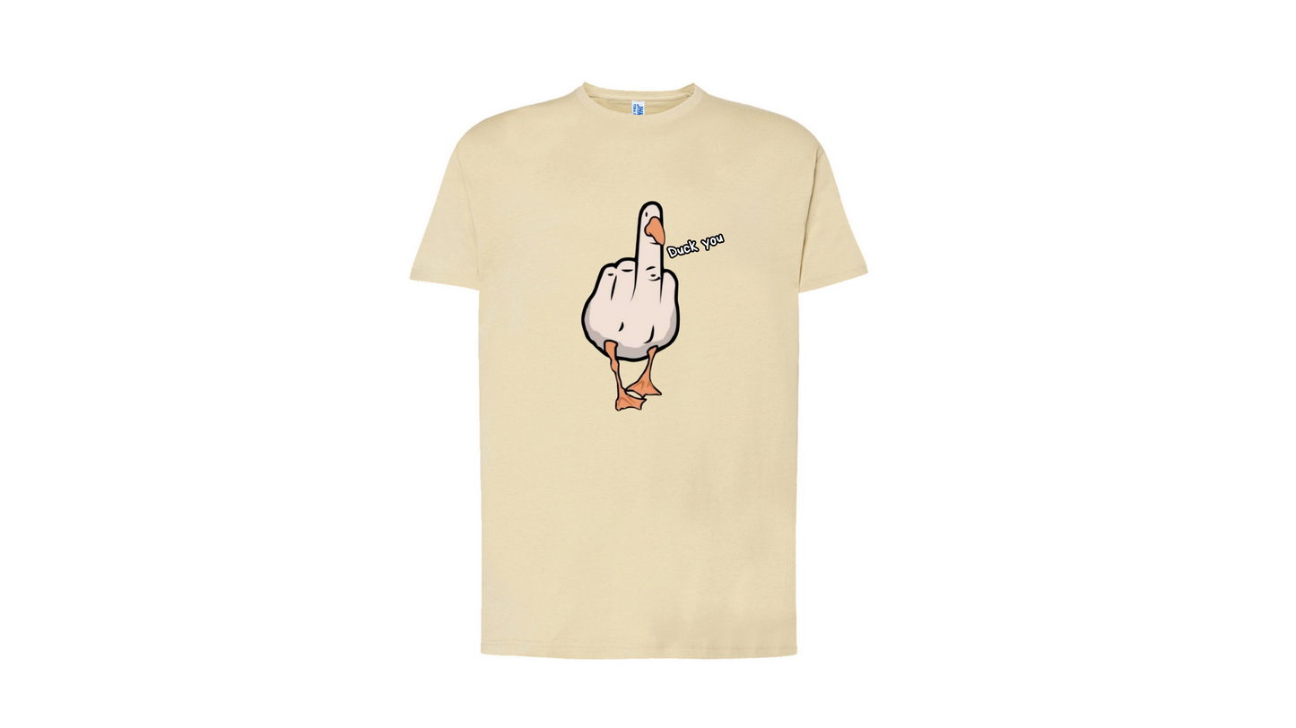 T- shirt stampa Duck you
