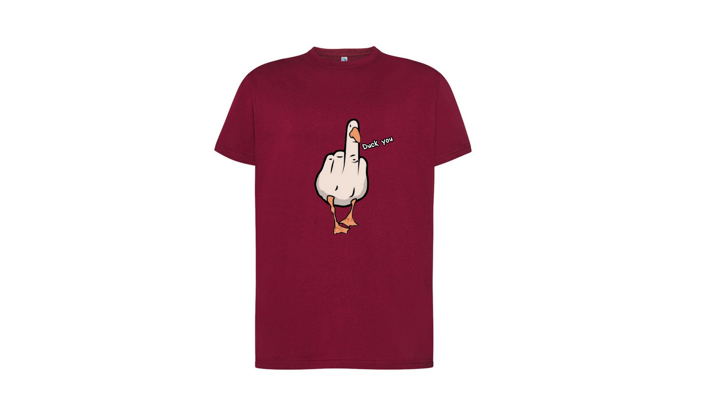 T- shirt stampa Duck you