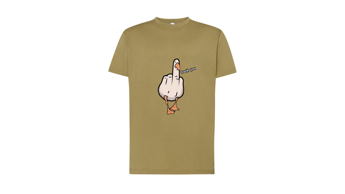 T- shirt stampa Duck you