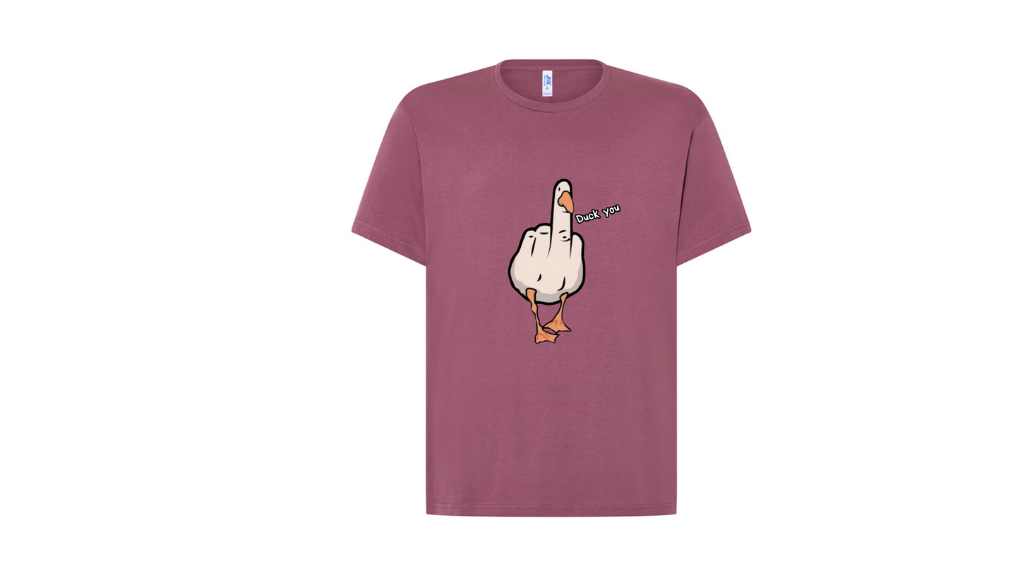 T- shirt stampa Duck you