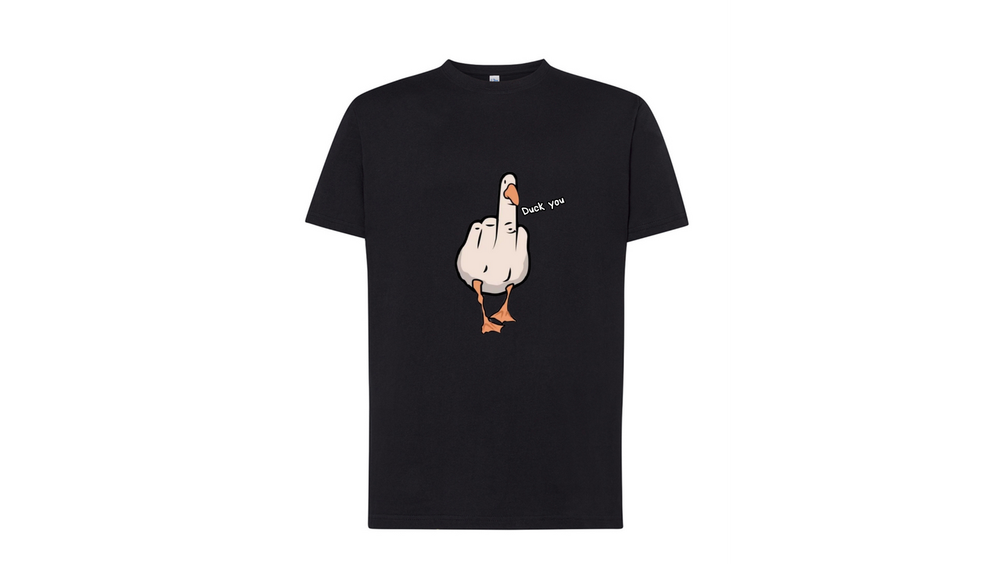 T- shirt stampa Duck you