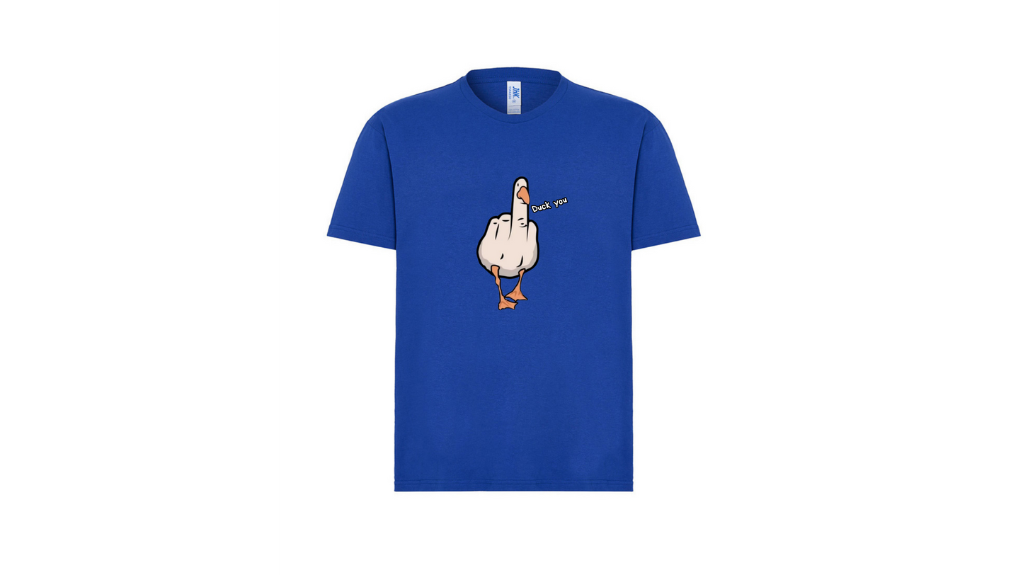 T- shirt stampa Duck you