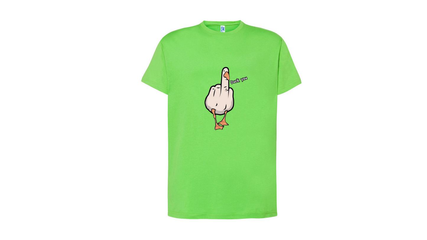 T- shirt stampa Duck you