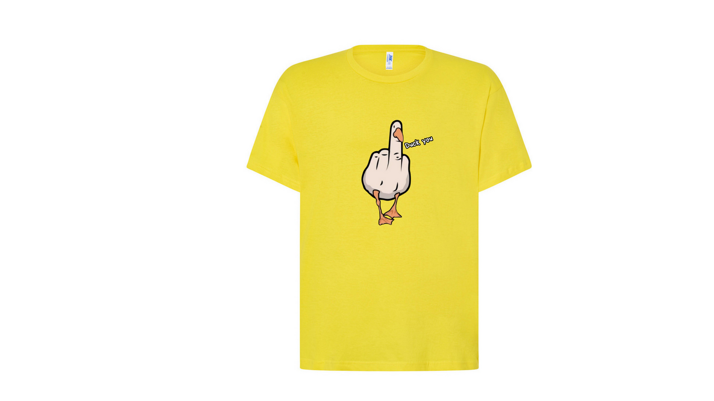 T- shirt stampa Duck you