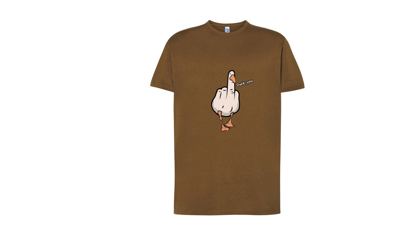 T- shirt stampa Duck you