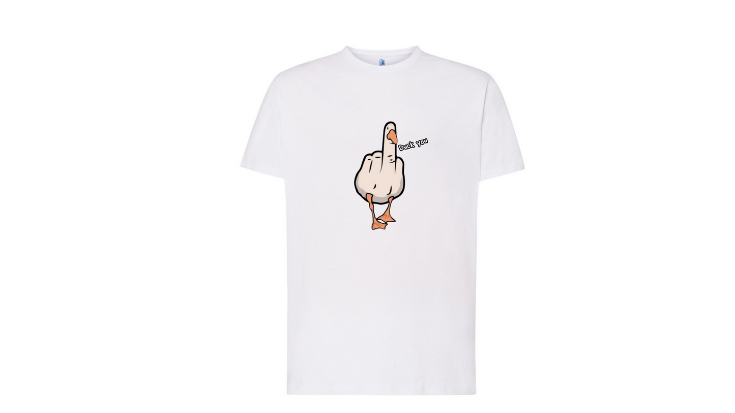 T- shirt stampa Duck you