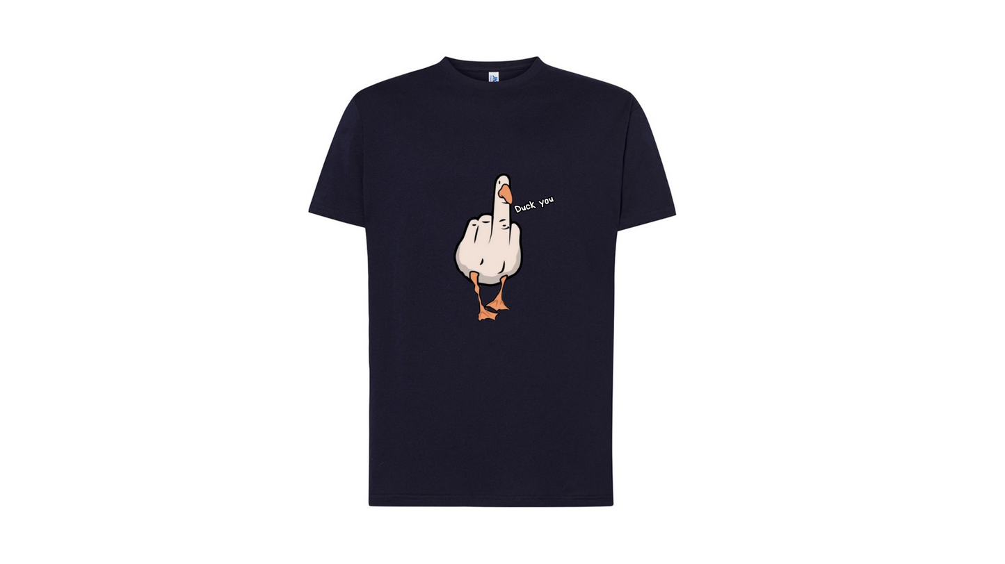 T- shirt stampa Duck you